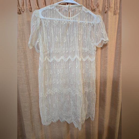 Cream Lace Dress - Picture 4 of 4